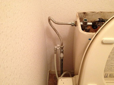 トイレタンクの水漏れ修理